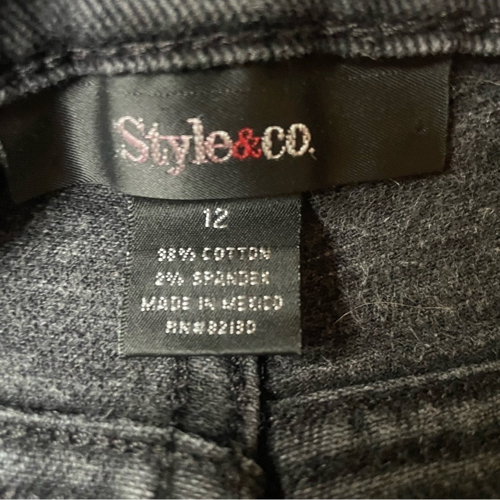 Style & Co. women’s black jeans size 12 - Picture 4 of 5
